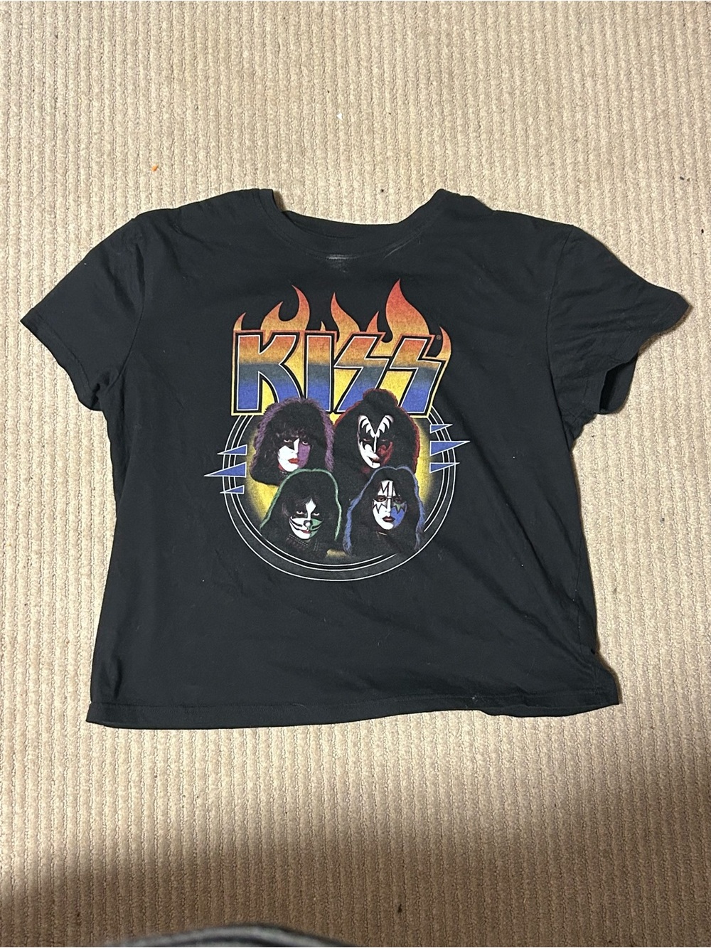 KISS Black Graphic Band T-shirt